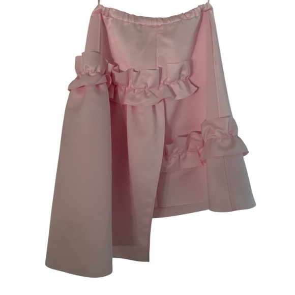 PASKAL Pink Skirt with Ruffles size L - Picture 2 of 12